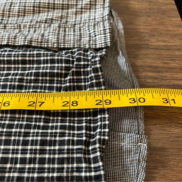 Rag & Bone Monochrome Plaid Patchwork Button-Down Men Shirt L - Picture 8 of 9